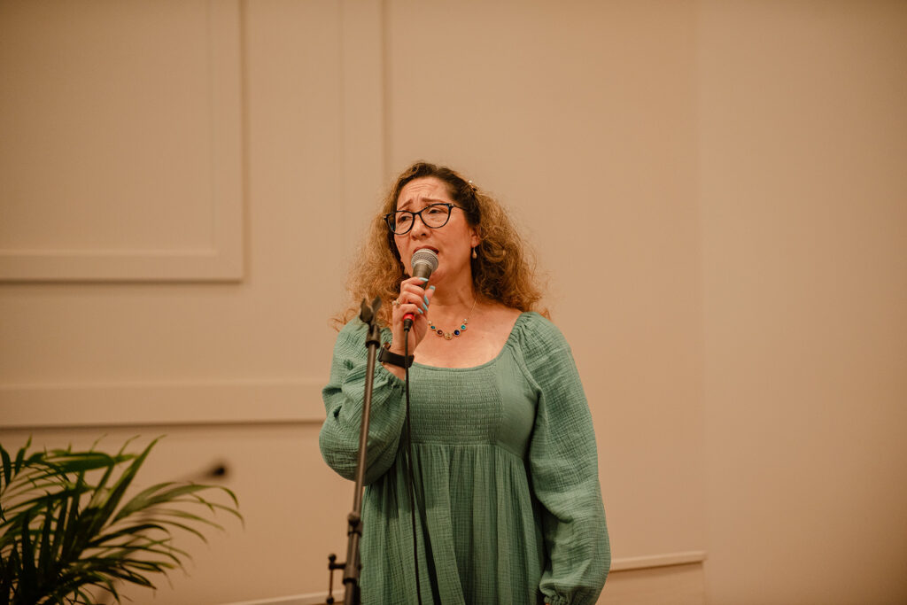 singer in church