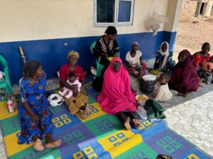 macland community church nigeria mission women waiting sitting